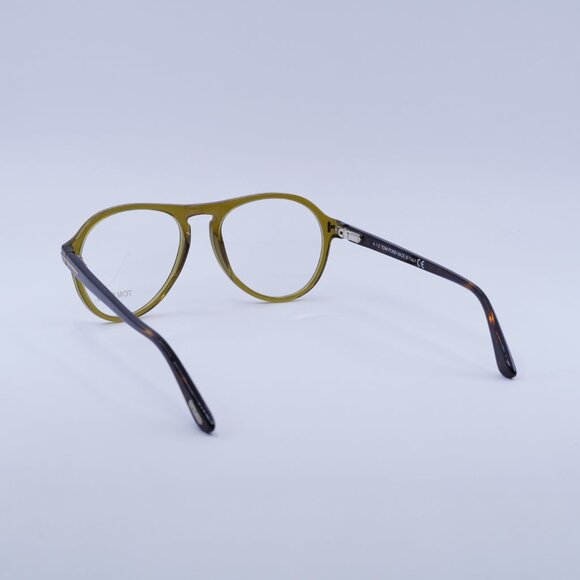 Tom Ford FT5413 096 Eyeglasses Green 53mm Aviator Frame - Picture 6 of 9